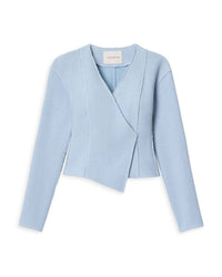 Lafayette 148 - Women's Double Breasted Asymmetric Fitted Jacket
