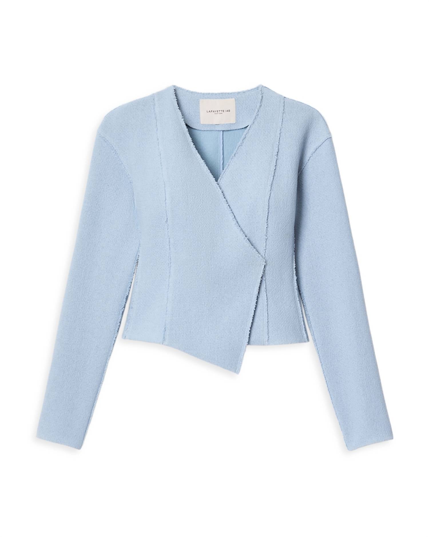 Lafayette 148 - Women's Double Breasted Asymmetric Fitted Jacket