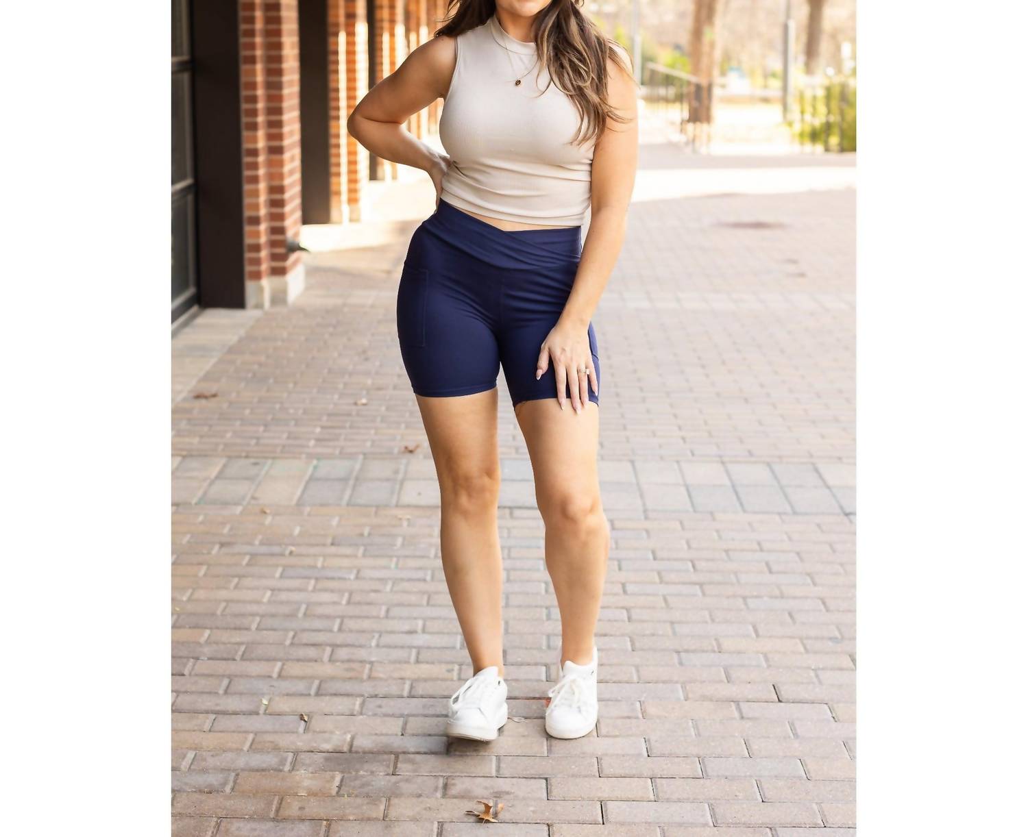 Julia Rose - Abby Crossover Biker 5" Shorts