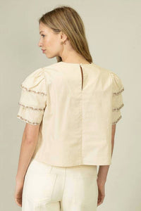 Heyson - Ruffle Sleeve Top