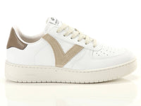 VICTORIA Women's Low-top Lace-up Sneakers in taupe - women's sneaker