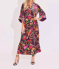 Alden Adair Jerry Midi Dress in baroque - women's dress