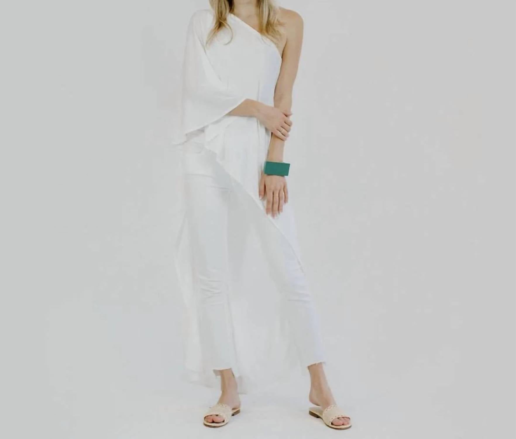 Betsy Moss - Elysian Drenched Cape Top