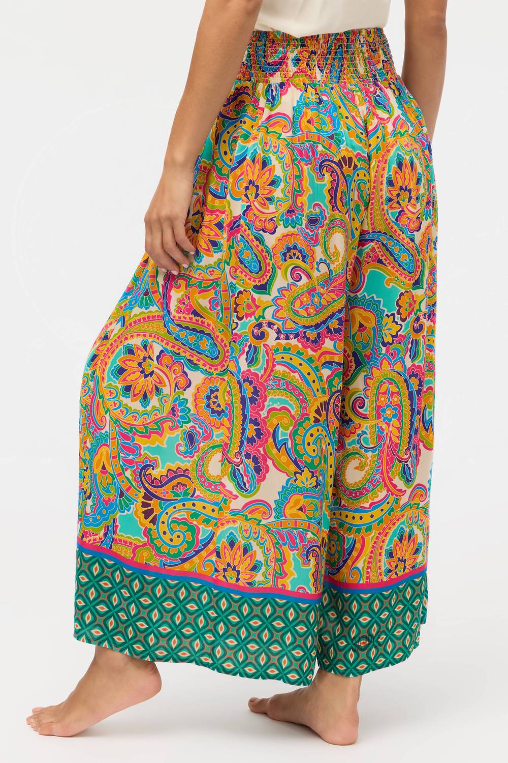 Johnny Was - PALAZZO CROPPED PANT