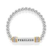 Brighton - Women's Meridian Fearless Two Tone Stretch Bracelet