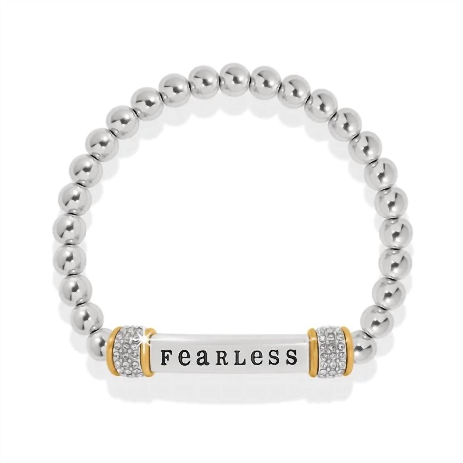 Brighton - Women's Meridian Fearless Two Tone Stretch Bracelet