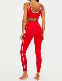 Beach Riot Solara High Compression Legging in red - women's pants - alternate view