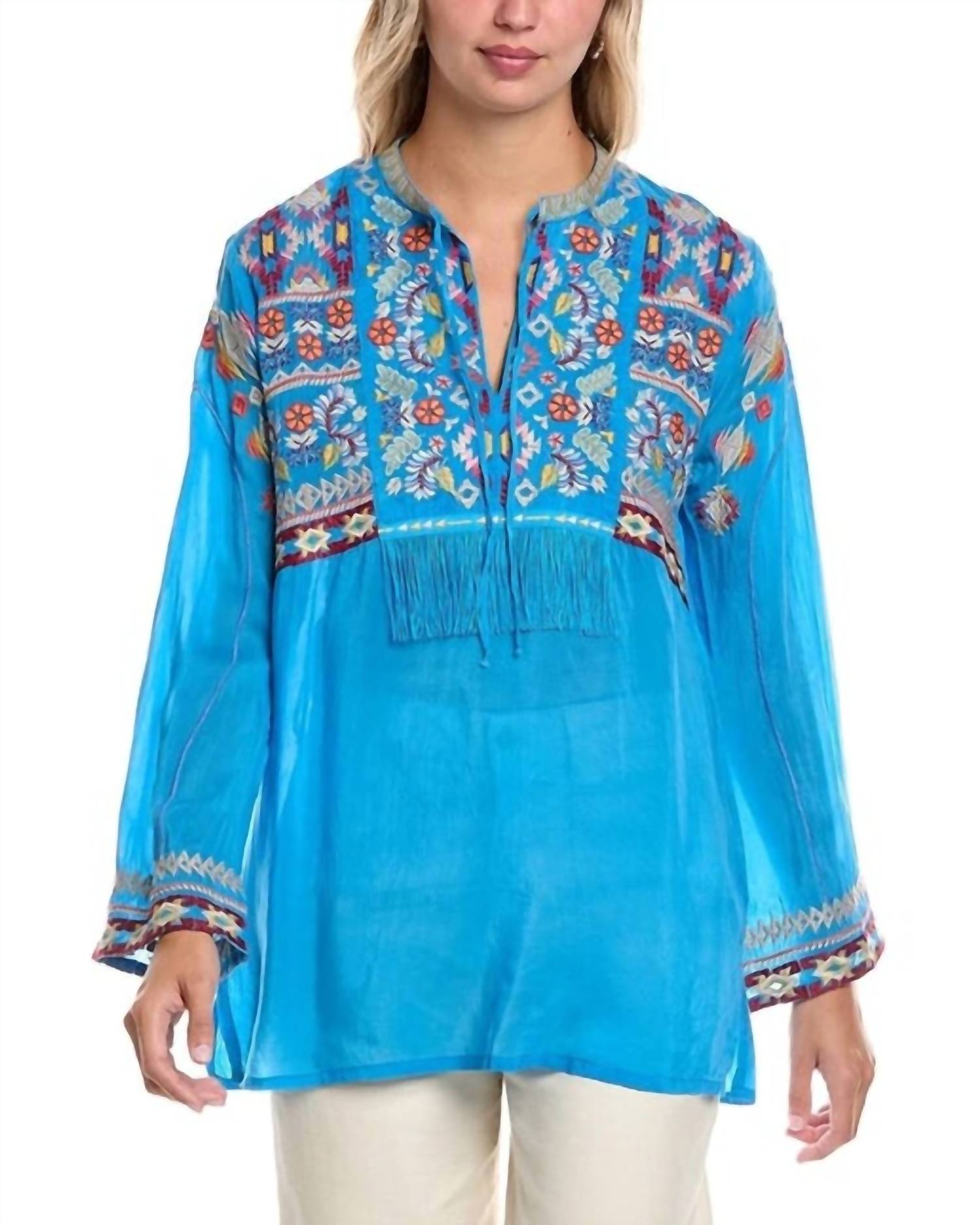 Johnny Was - KAREN CORIANDER TUNIC