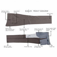 Ballin - Men's Super 120s Wool Gabardine Comfort-eze Trouser