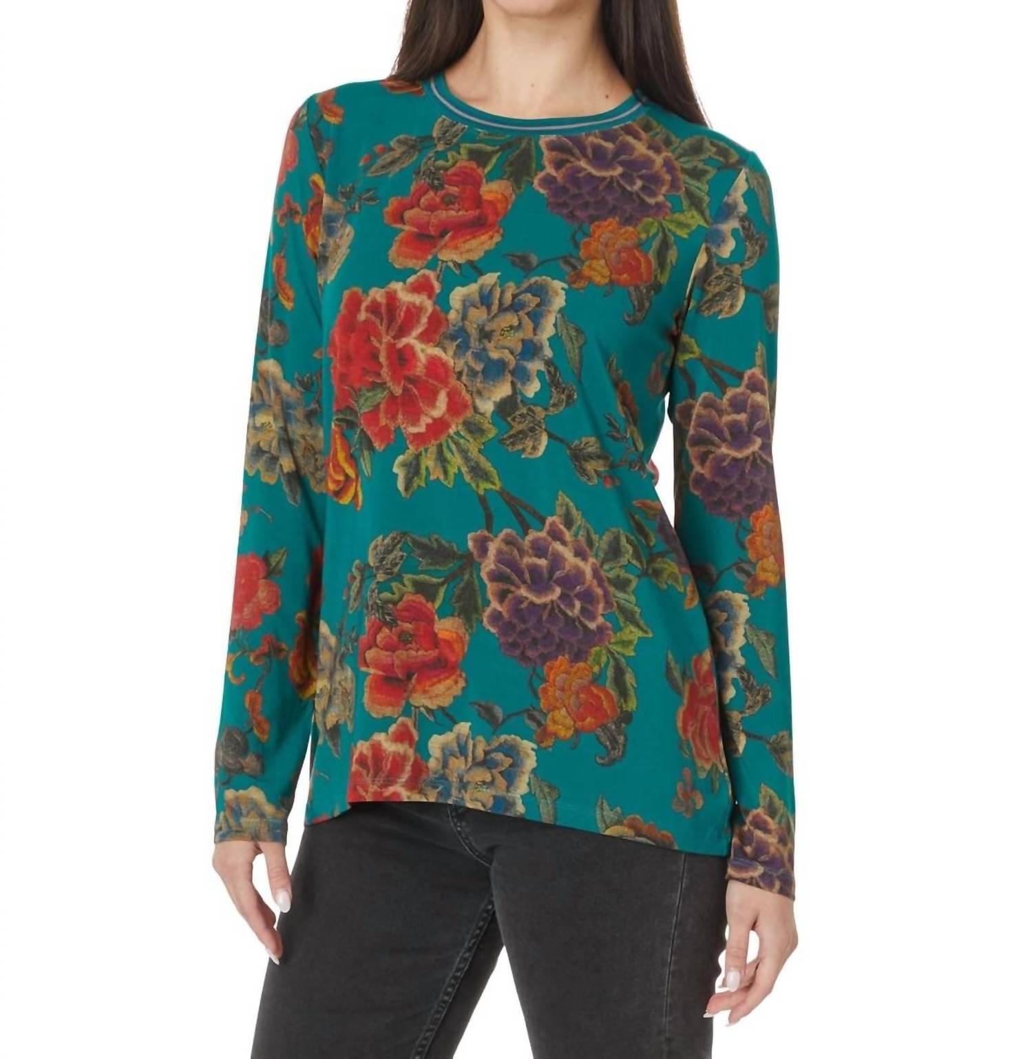 Johnny Was - The Janie Favorite Long Sleeve Crew Neck Tee