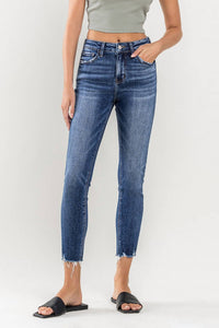 Vervet By Flying Monkey - Tummy Control High Rise Crop Skinny Jeans
