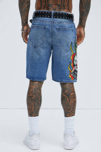 Ed Hardy - Men's Fire Cobra Skater Short