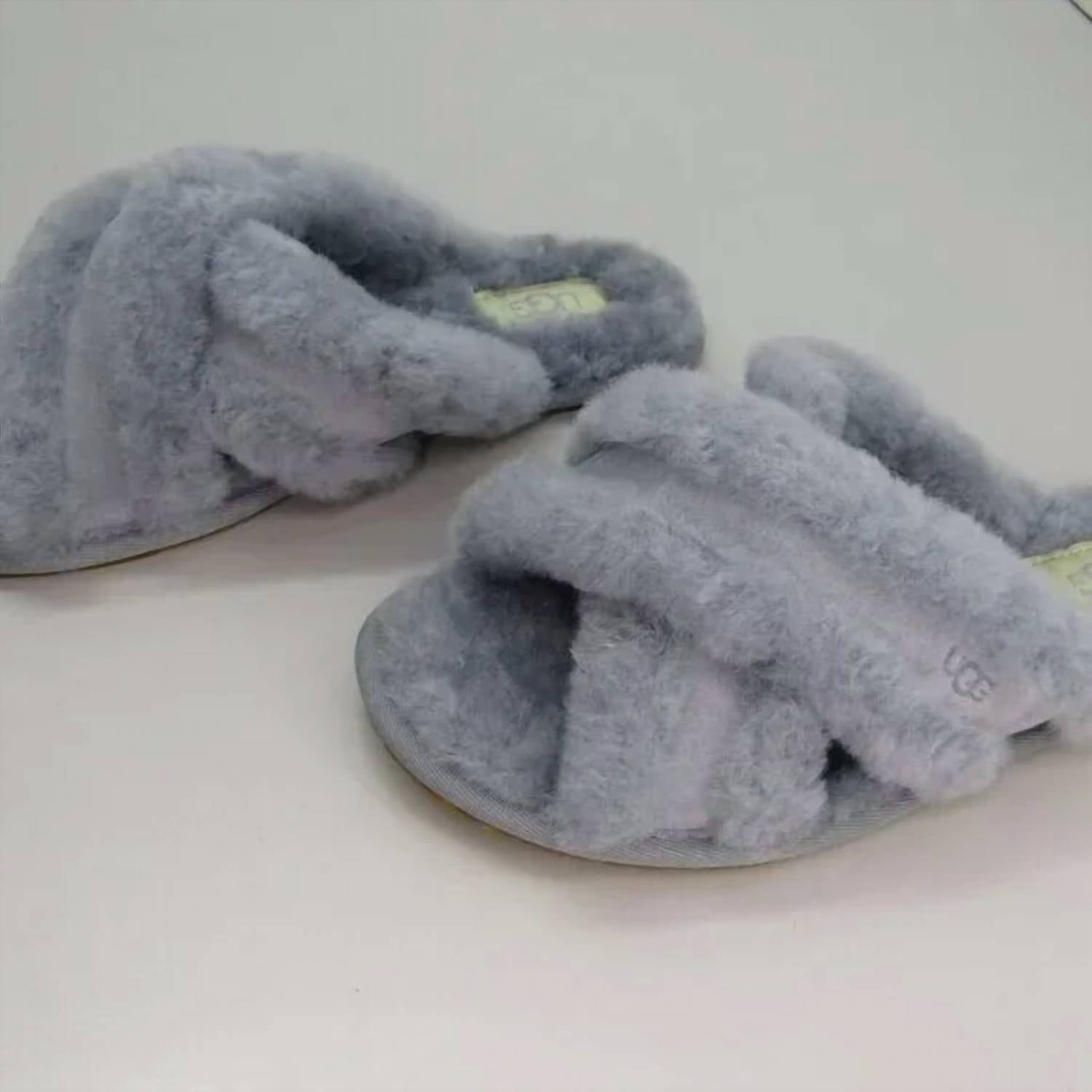 UGG Women's Scuffita Slippers in blue - women's shoe - detail view