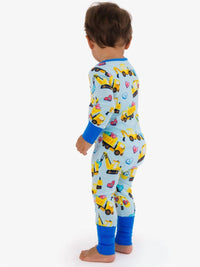 Rufflebutts - Boys Convertible One Piece Footie Pajama