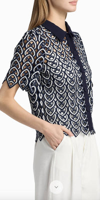 Milly - Addison Lace Top
