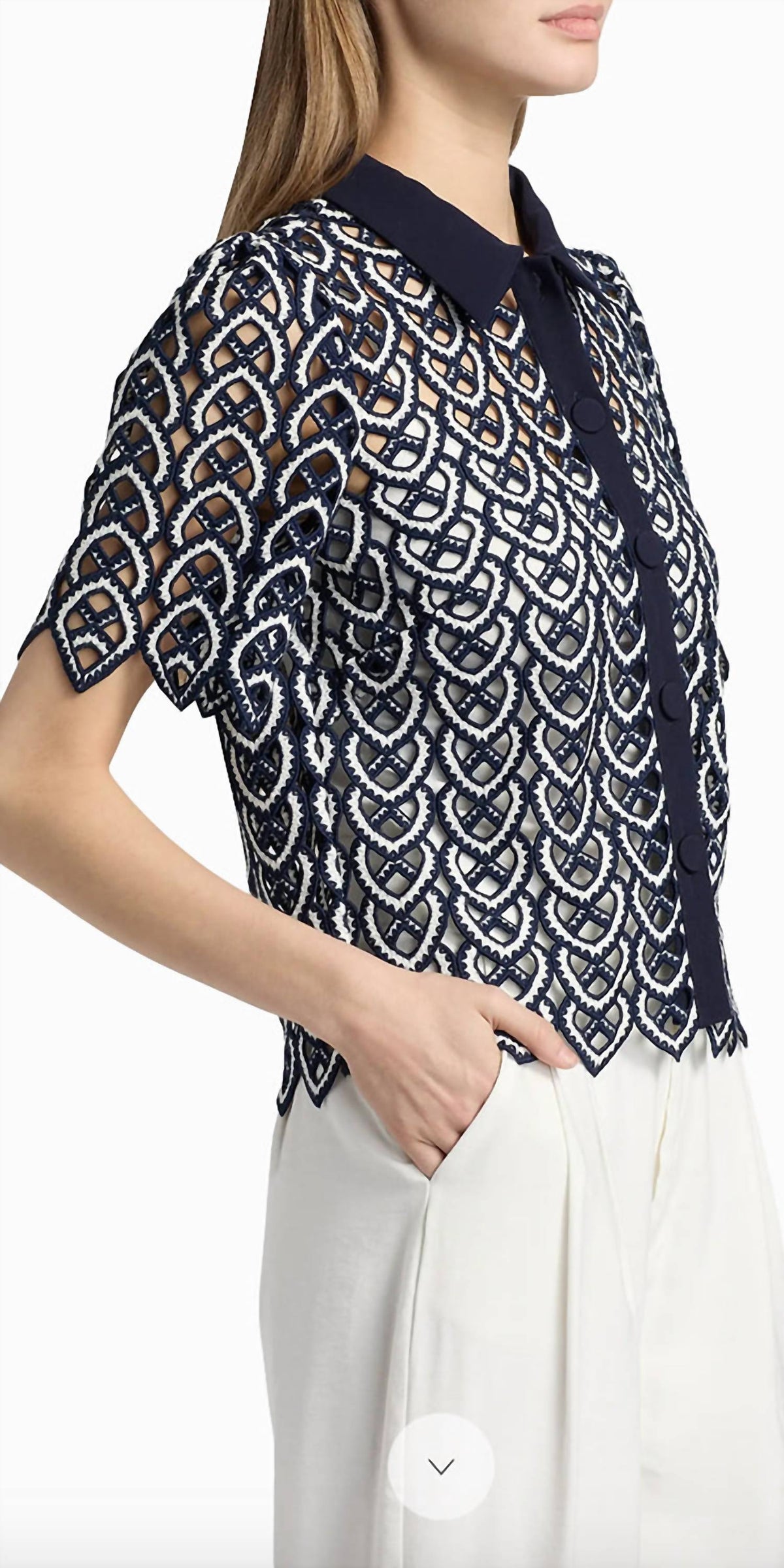 Milly - Addison Lace Top