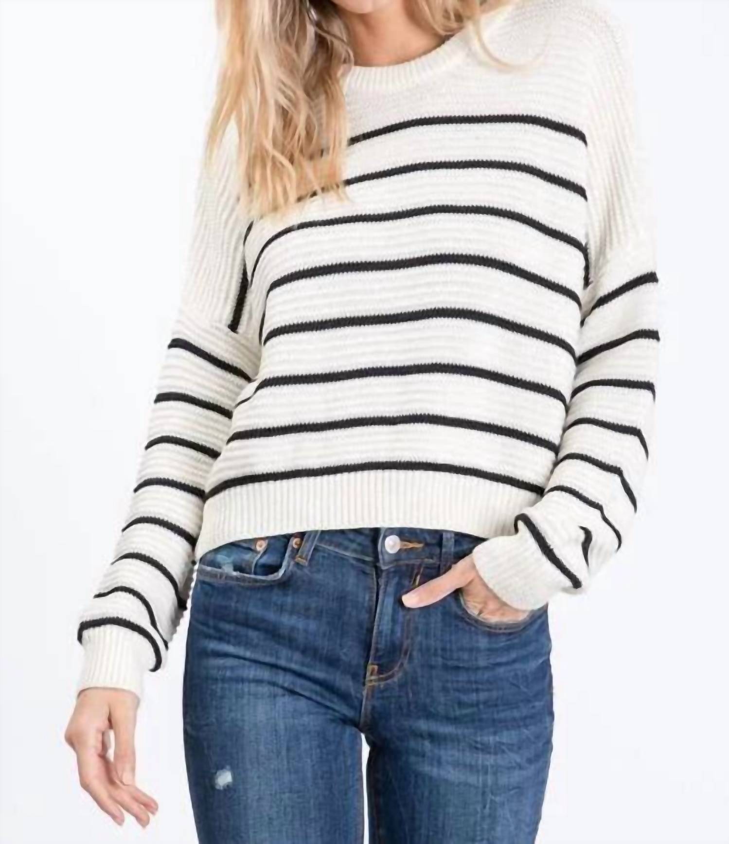 Hailey & Co - Winter Wonder Striped Sweater
