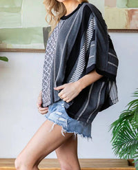 Oli & Hali - Overszied Striped Shirt