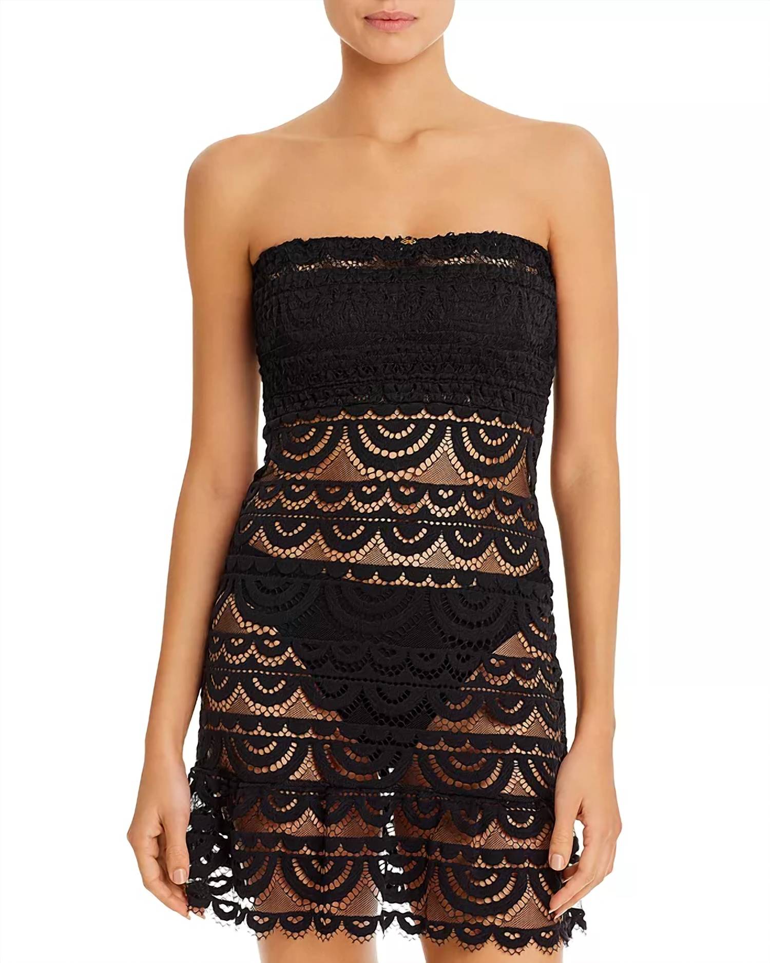 LACE TUBE DRESS/COVER UP