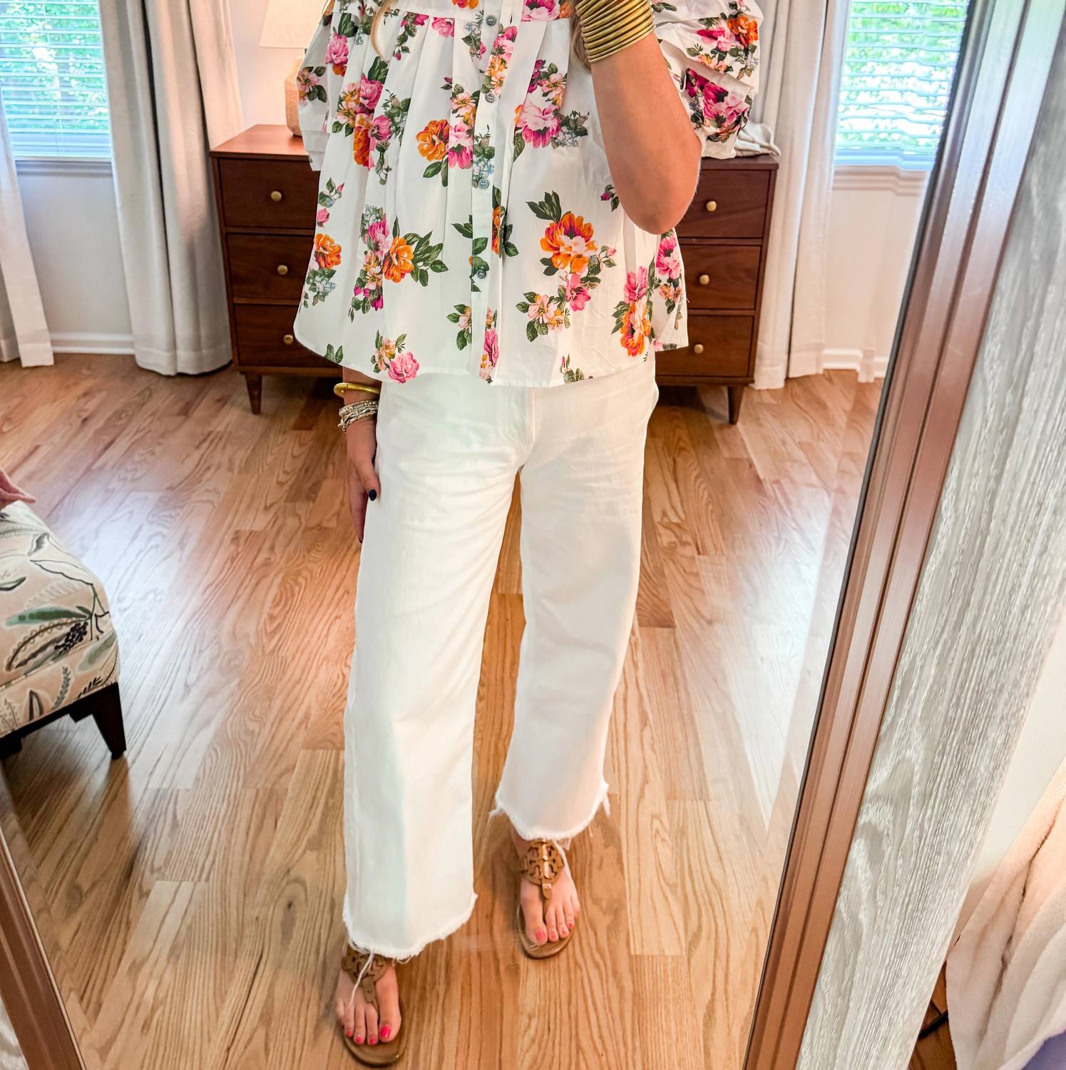 Olivaceous - Women's The Charleston Floral Top