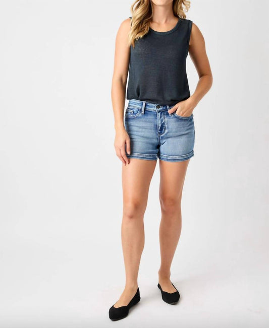 Judy Blue - Button Flap Pocket Shorts