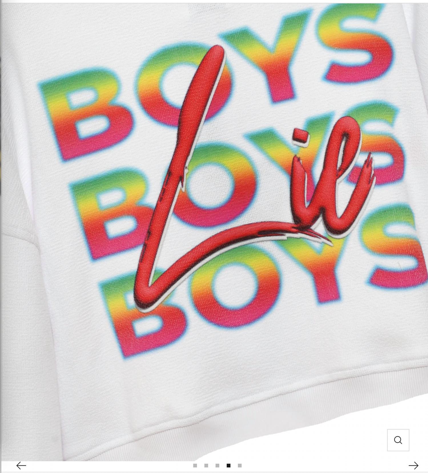 BOYS LIE Gotta Jet Alex Zip Up Hoodies in white - women's top - view 6
