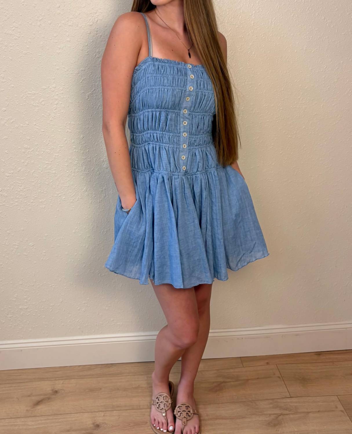 Mustard Seed - Freya Ruched Mini Dress
