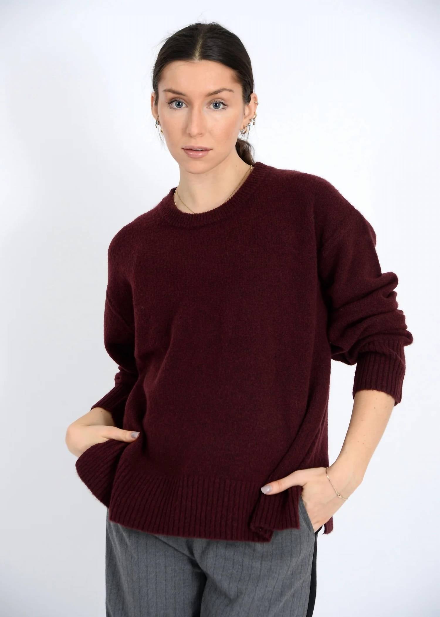 Rd Style - Waverly Long Sleeve Crew Neck Sweater