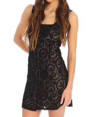 ALLISON NEW YORK Renee Overlay Mini Dress in black - women's dress