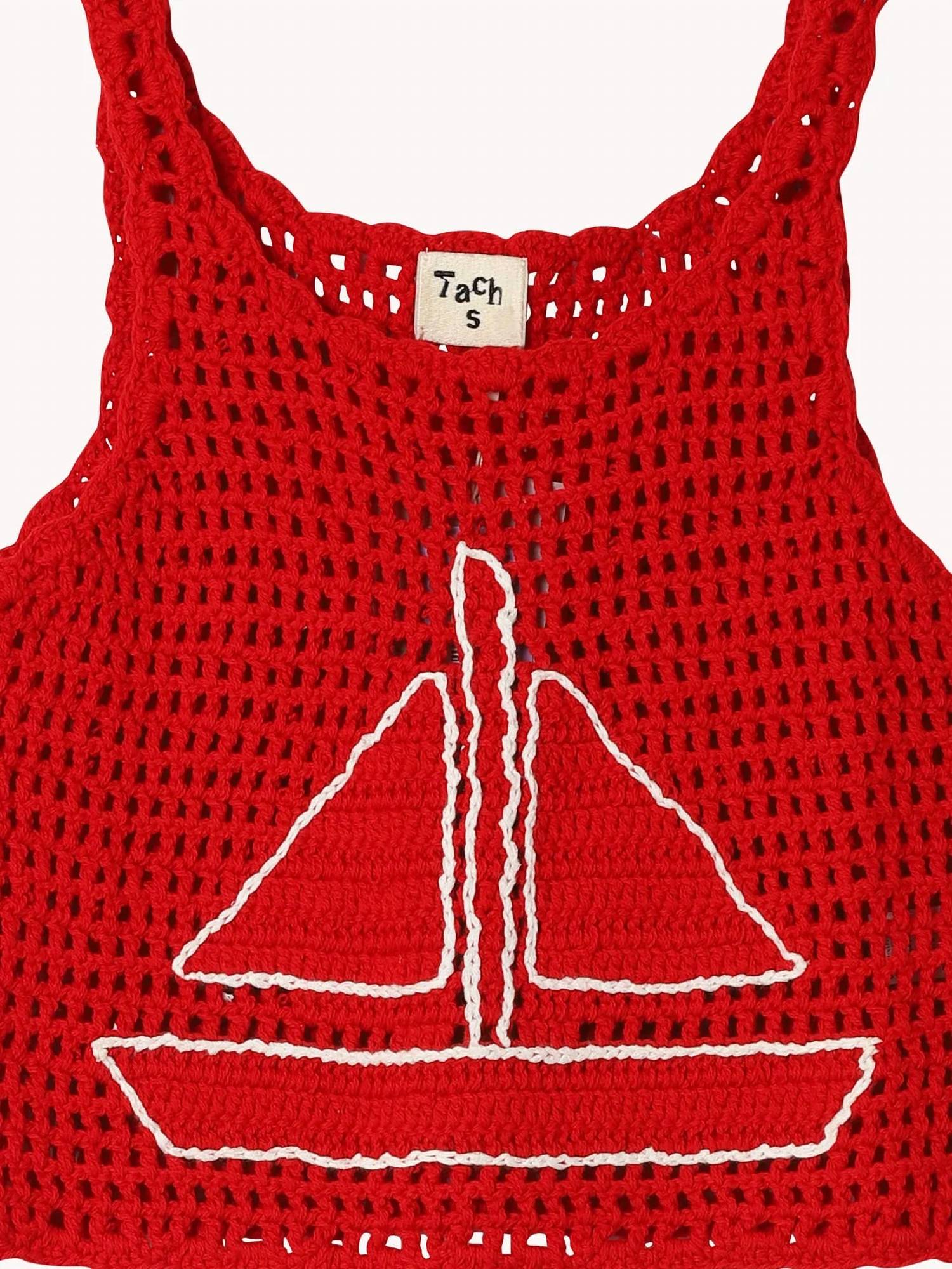 Tach - Sailboat Onda Crochet Top