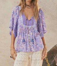 Spell - Sannah Short Sleeve Blouse