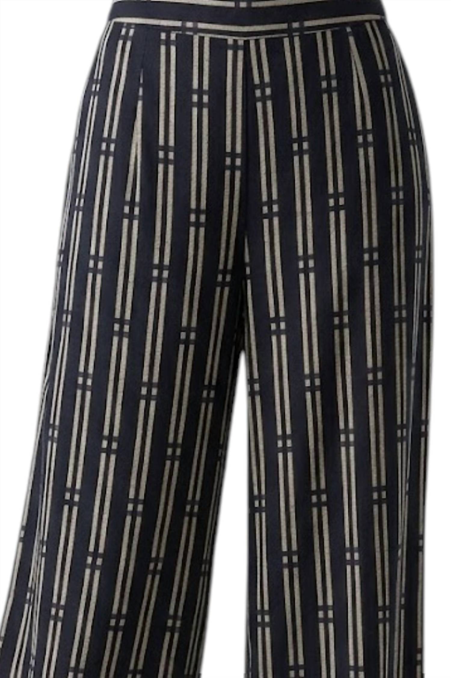 Fun 2 Fun - Women's Printed Cropped Wide Leg Pant