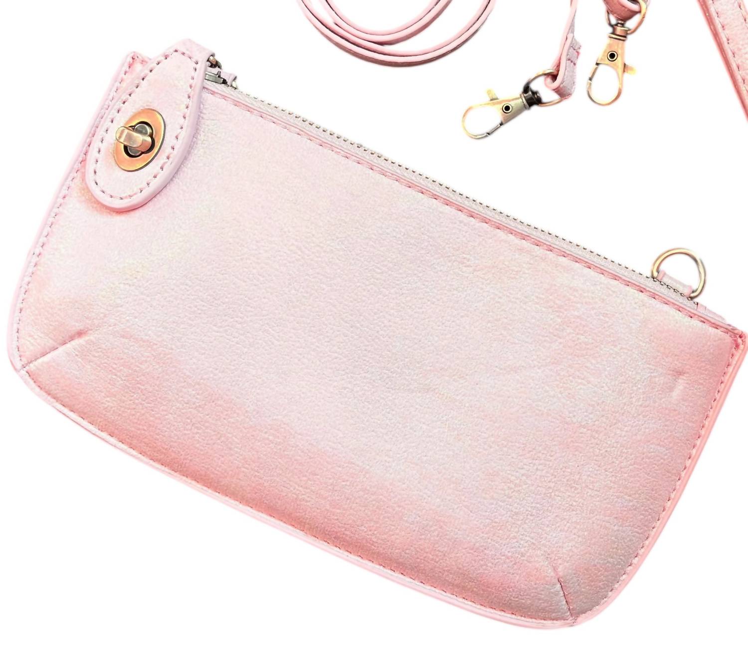 Joy Susan - Women's Holographic Mini Wristlet Crossbody Clutch