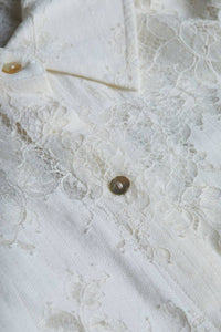 L'Agence Jenica Lace Blouse in ivory 1 - women's blouse - view 4