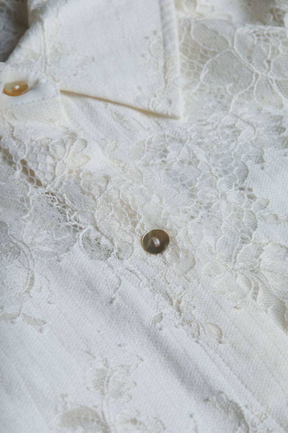 L'Agence Jenica Lace Blouse in ivory 1 - women's blouse - view 4