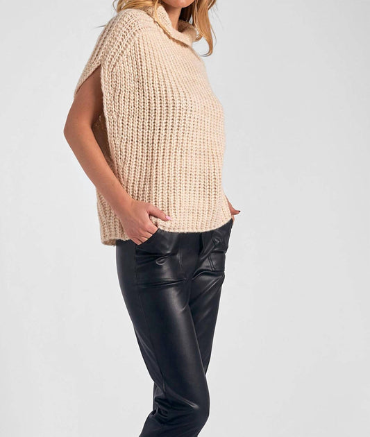 Elan - TURTLENECK SHORT SLEEVE SWEATER