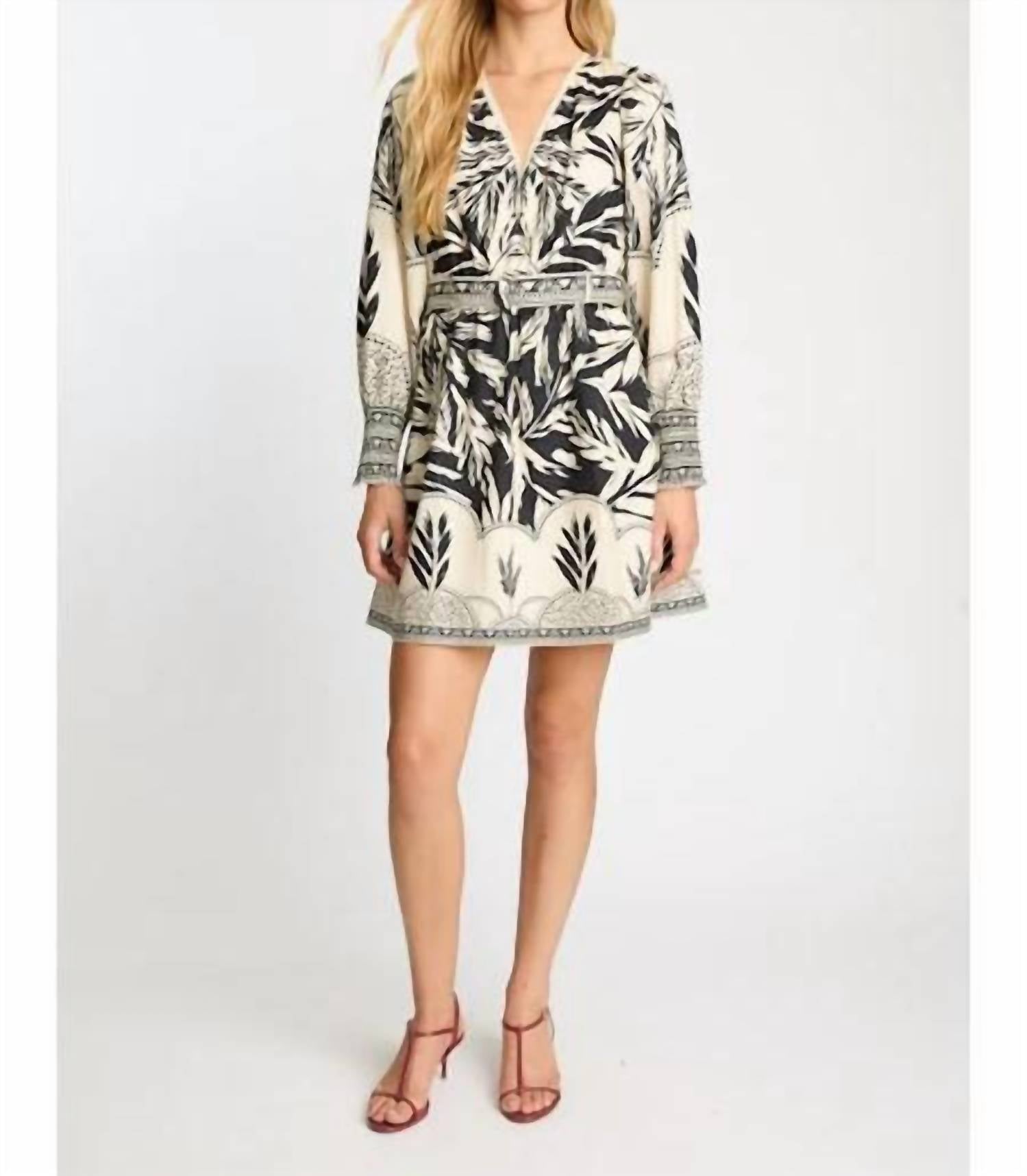 CABALLERO Carley Dress in amber grain - women's dress
