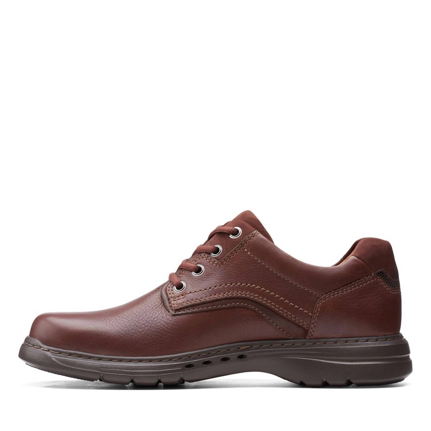 Clarks - Men's Un Brawley Pace Leather Shoes