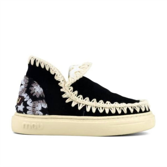 Mou - ESKIMO SNEAKER WITH CROCHET HEEL