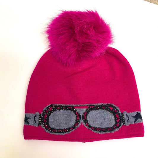 Mitchie'S Matchings - Women's Crystal Ski Goggle Hat