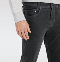 MAC Jeans Arne Corduroys Jeans in washed black - men's jeans - detail view