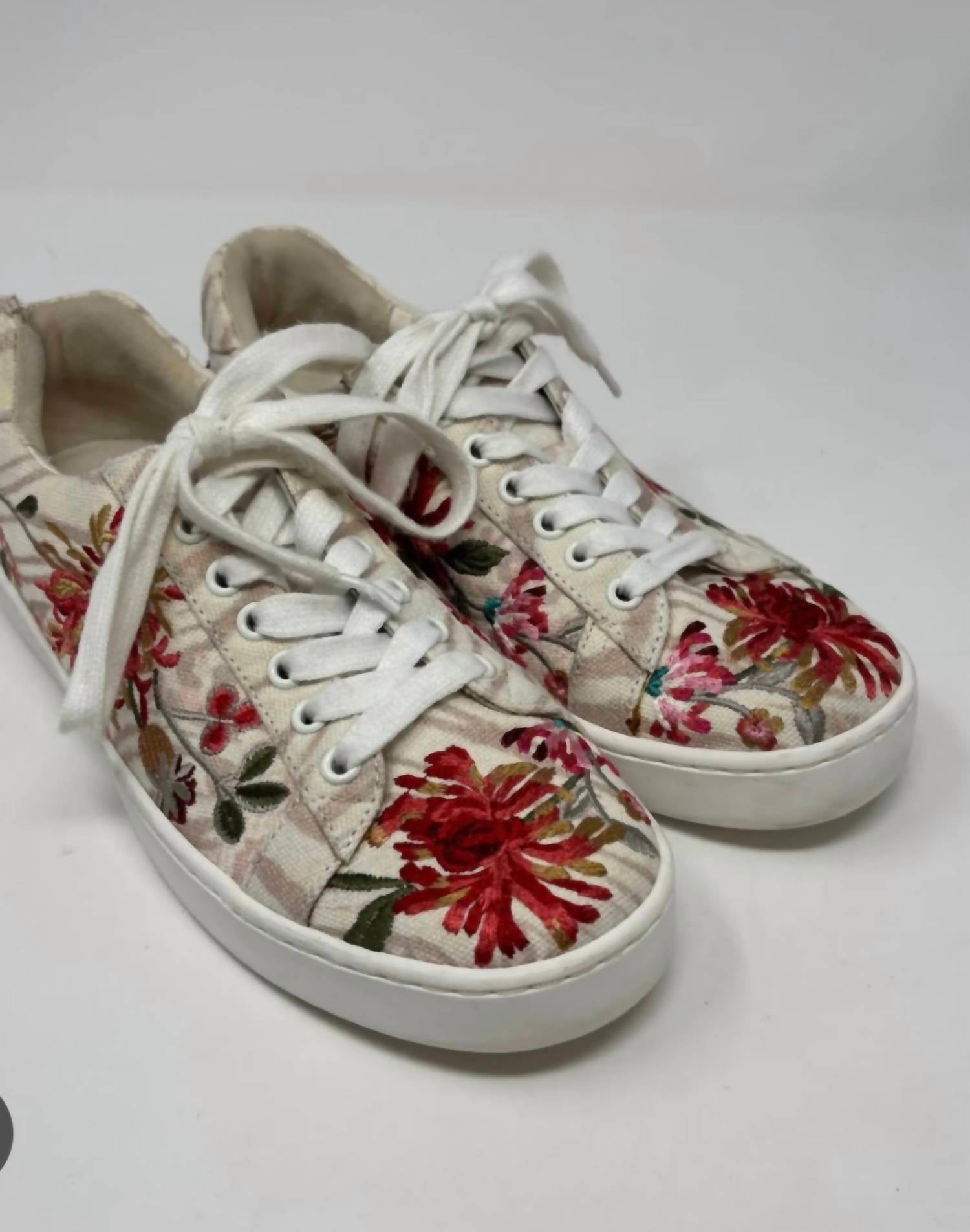 Johnny Was Women's Jayla Shoe in flower print multi - women's sneaker
