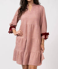 Ivy Jane - Tiered Knit Dress with Bows