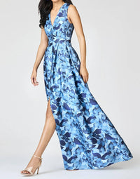 Sachin & Babi - Brooke V Neck Gown
