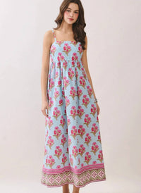 Tcec - Palm Blossom Maxi Dress