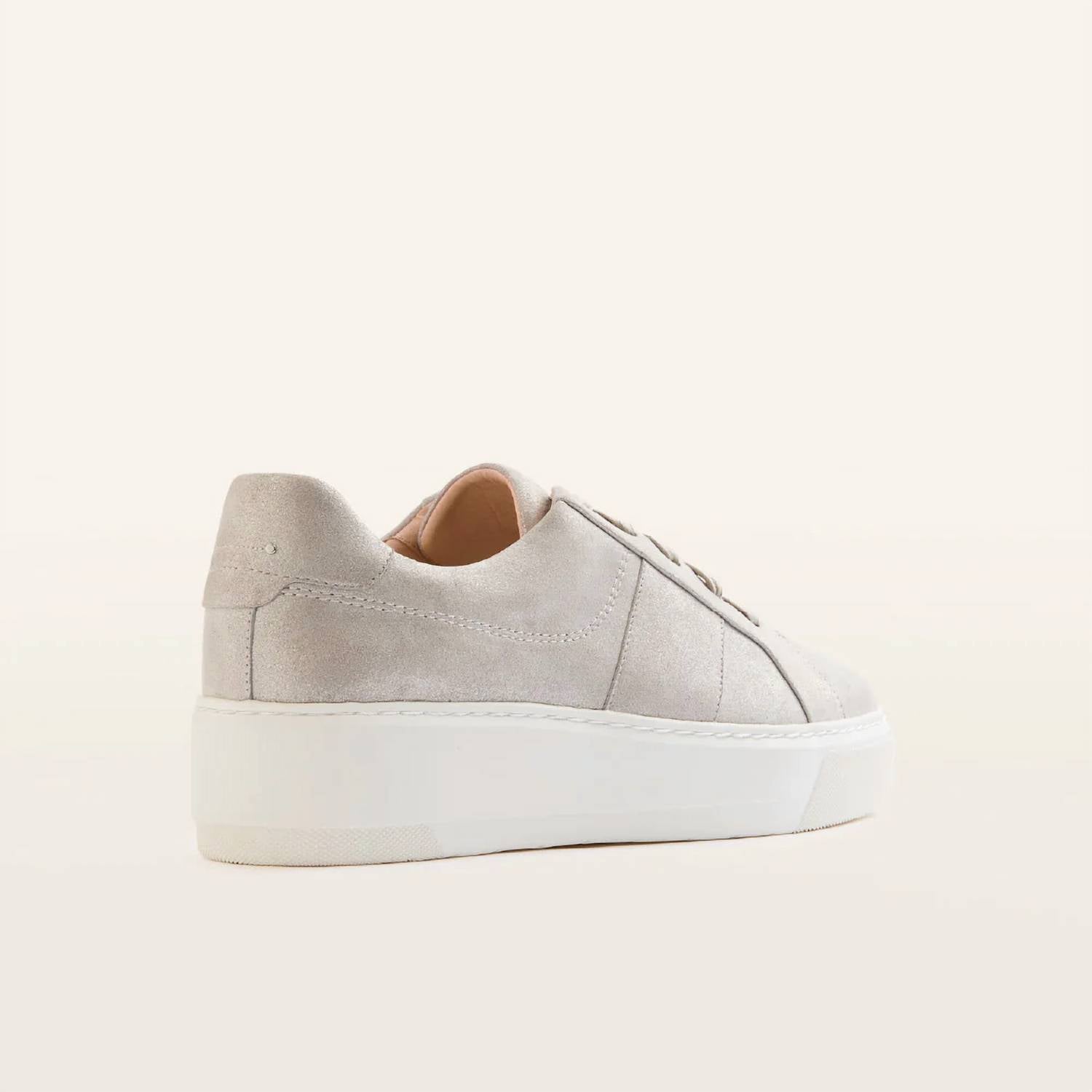 FRANKIE4 Women's Riley Sneaker in silver - women's sneaker - alternate view