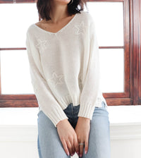 Wooden Ships - Star Embroidered Sweater