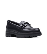Clarks Women's Orianna Bit Shoes in black - women's flats - detail view