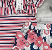 Pete + Lucy - Girls Fionna Floral Short Set