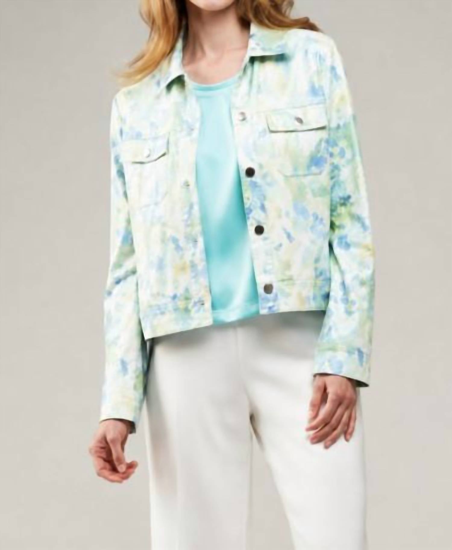 Insight - PRETTY PASTEL FAUX LEATHER JACKET